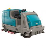 Battery-powered ride-on scrubber-sweeper :: TENNANT M17