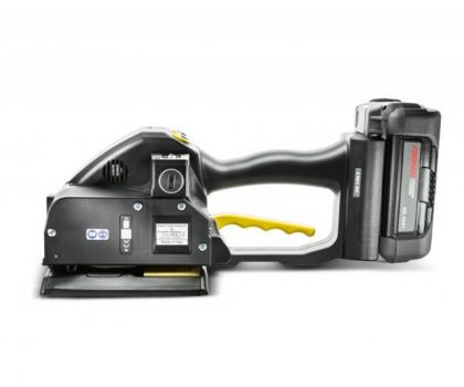 Battery-powered strapping tool for plastic straps FROMM P331