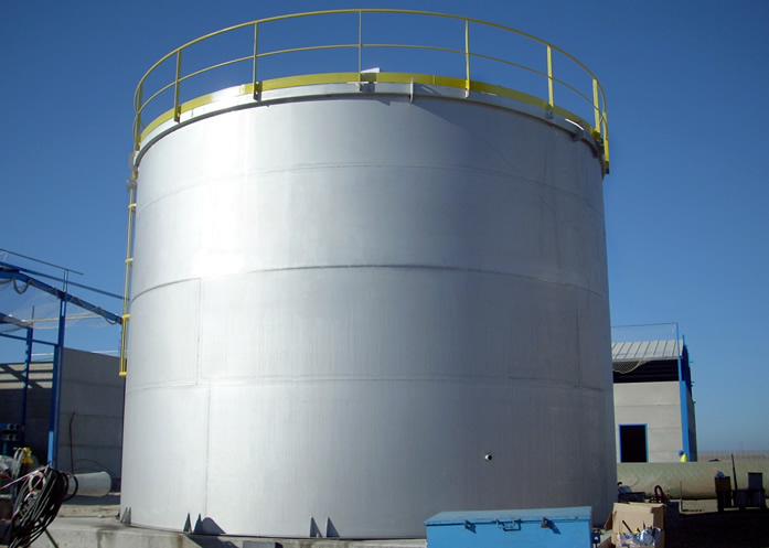 Demineralized water tank for a CSO plant ARROSPE