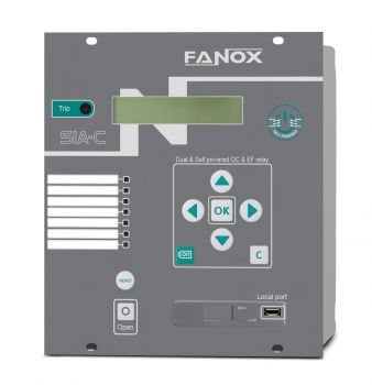 Earth fault and overload protection relay FANOX SIA-C