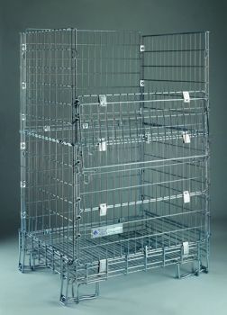 Folding steel container MARSANZ DOUBLE HEIGHT STANDARD PLEG CONTAINER