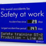 Industrial safety display :: SIEBERT XC690