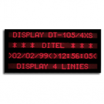 Large alphanumeric display :: Ditel DT Series