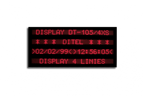 Large alphanumeric display DITEL DT Series