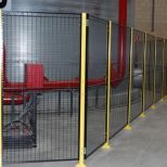 Perimeter industrial safety fencing :: SACINE