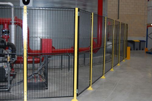 Perimeter industrial safety fencing SACINE 