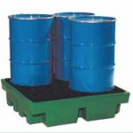 Plastic spill containment pallet :: Fabricaciones Metálicas