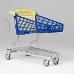 Polysteel shopping trolley :: MARSANZ 110L TECNO BRICOLAJE