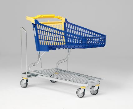 Polysteel shopping trolley MARSANZ 110L TECNO BRICOLAJE