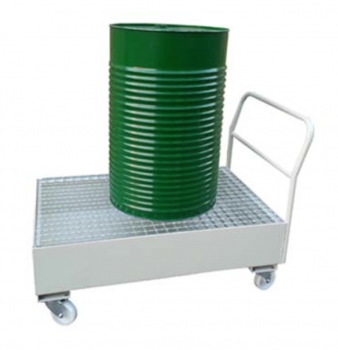 Portable spill containment pallet for 2 drums FABRICACIONES METÁLICAS 