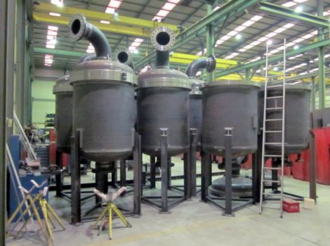 Pressure tanks for desalination plant ARROSPE 