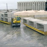 Rolltrailer for the transport of precast concrete :: DTA