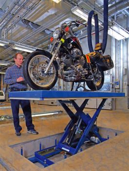 Scissor lift table for motorcycles DEXVE 