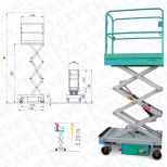 Self propelled scissor lift :: Dexve