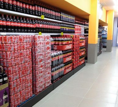 Shelves for bottles trade MARSANZ 