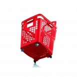 Shopping trolley basket :: CARMELO Cesta carrito con ruedas de 65L