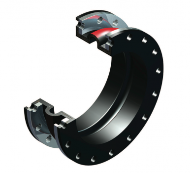 Single arch rubber expansion joint SAFETECH CG21 STANDARD SERIES