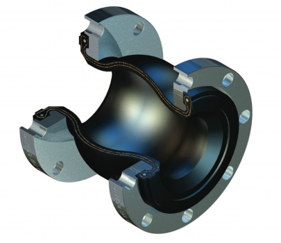 Spherical molded rubber expansion joint SAFETECH Flexel CGII