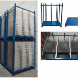 Stackable and foldable steel container :: Fabricaciones Metálicas
