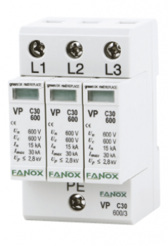 Surge protection relay for wind power installations FANOX VP C 30 600/3
