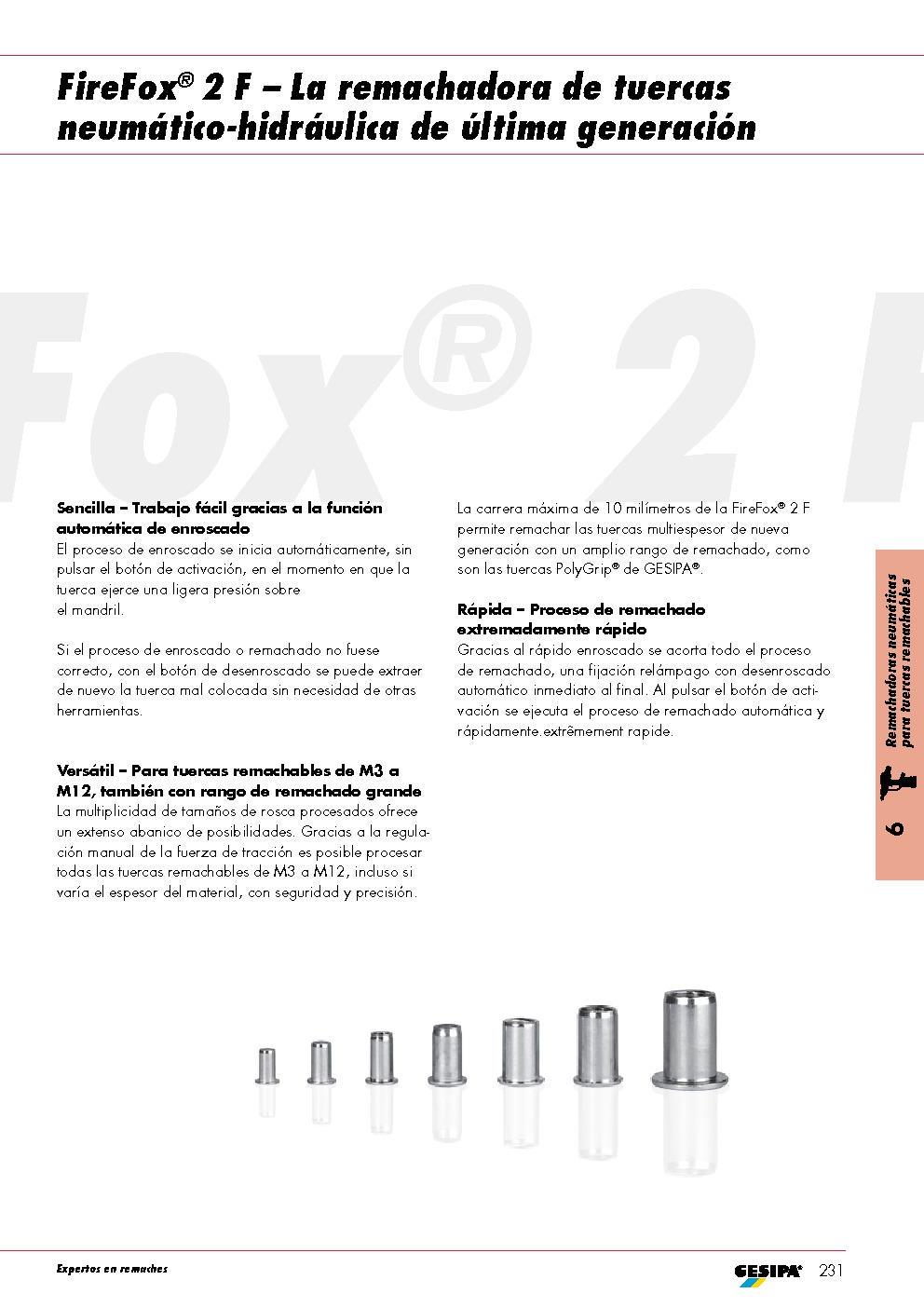 Remachadora neumática Gesipa FireFox - Ferretería - Remachadora neumática