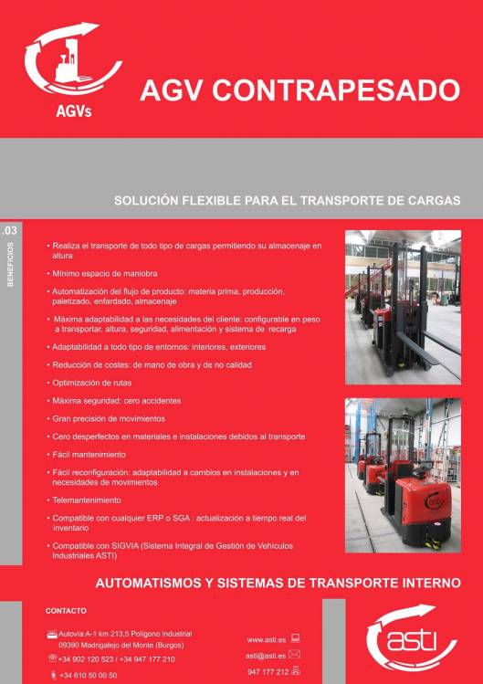 AGVs contrapesados ASTI 2