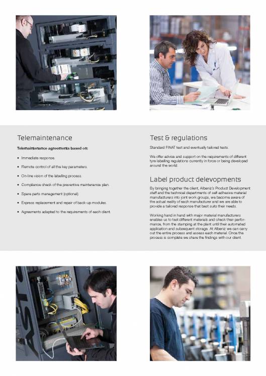 ALBENIZ Tyre labelling solutions catalog 11