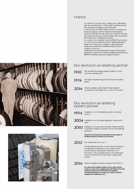 ALBENIZ Tyre labelling solutions catalog 3