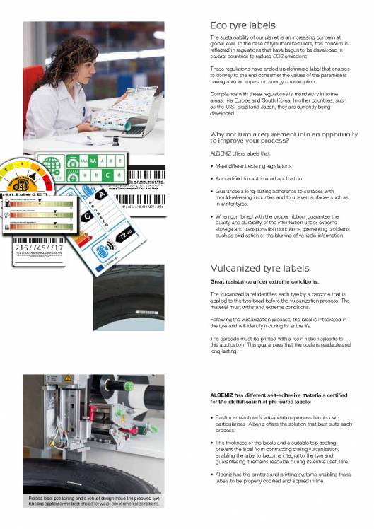 ALBENIZ Tyre labelling solutions catalog 5