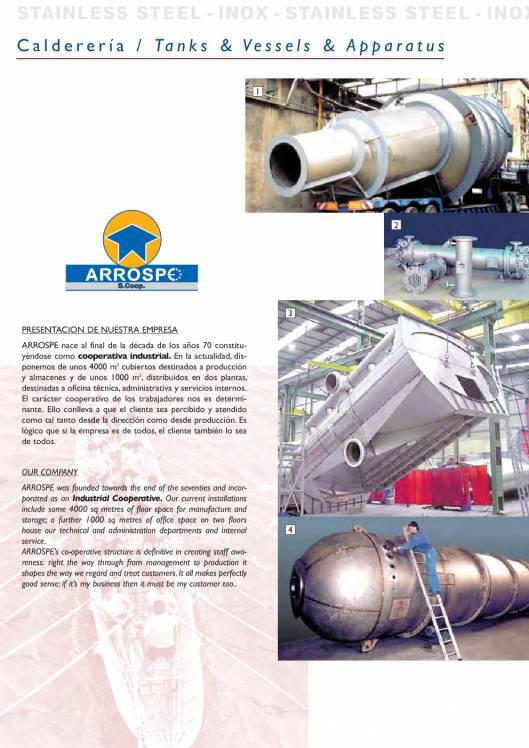 Catálogo general Calderería ARROSPE 2