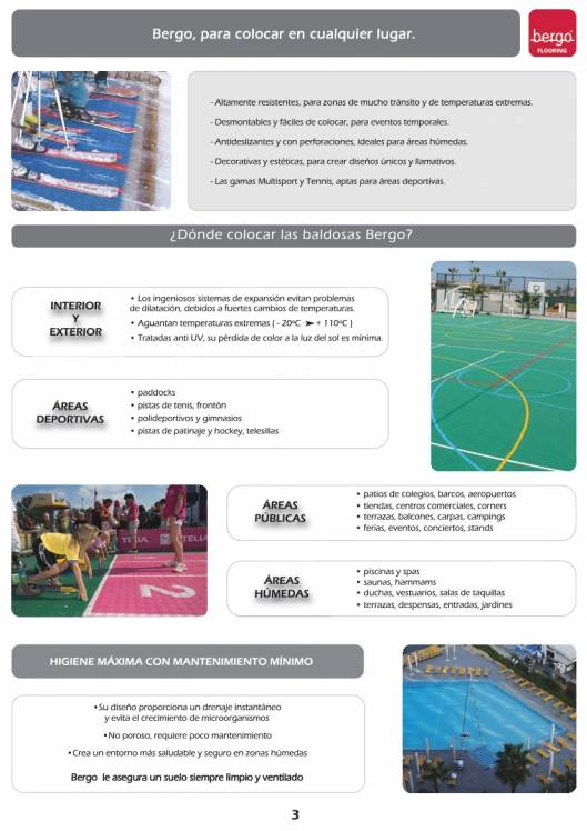 BERGO FLOORING. Baldosas modulares. 3