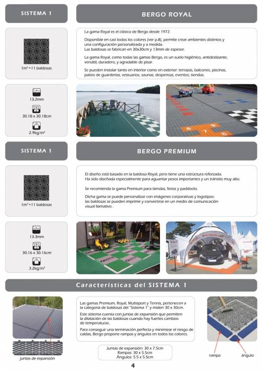 BERGO FLOORING. Baldosas modulares. 4