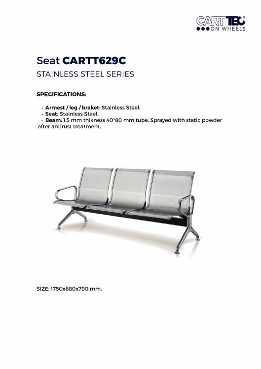 CARTTEC AIRPORT. Asientos de aeropuerto. Catálogo 2019 inglés 2