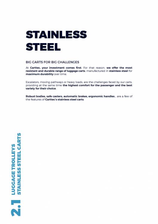 CARTTEC AIRPORT. Carros de aeropuerto. Catálogo 2019 inglés 2