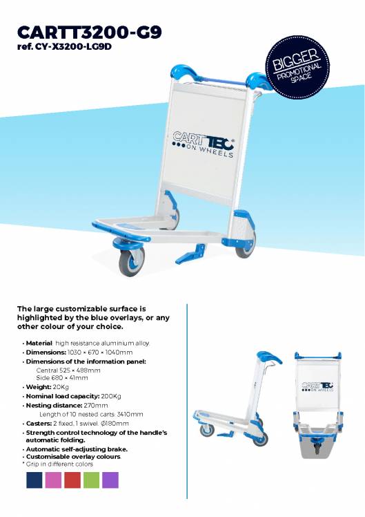 CARTTEC AIRPORT. Carros de aeropuerto. Catálogo 2019 inglés 12