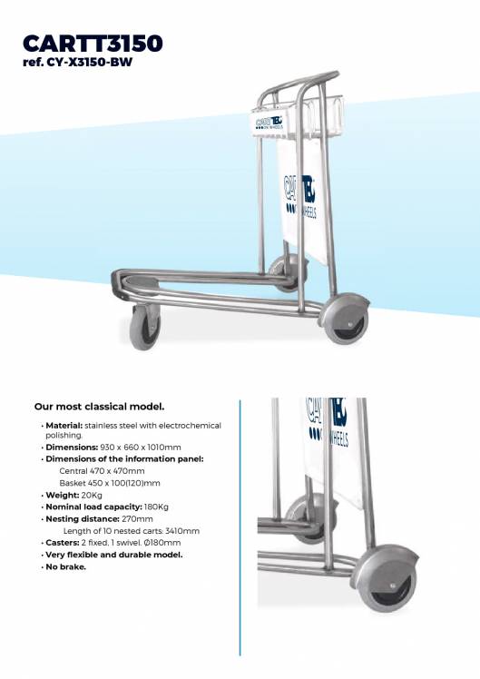 CARTTEC AIRPORT. Carros de aeropuerto. Catálogo 2019 inglés 3