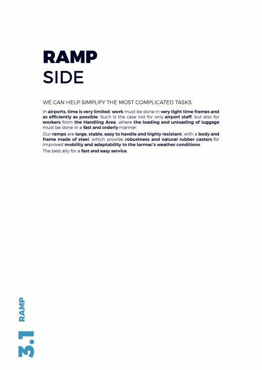 CARTTEC AIRPORT. Carros de aeropuerto. Catálogo 2019 inglés 22