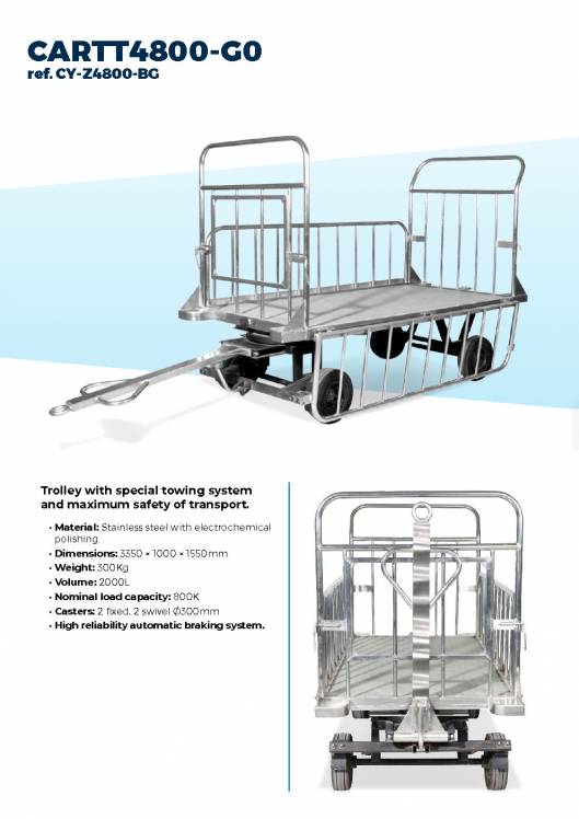 CARTTEC AIRPORT. Carros de aeropuerto. Catálogo 2019 inglés 23