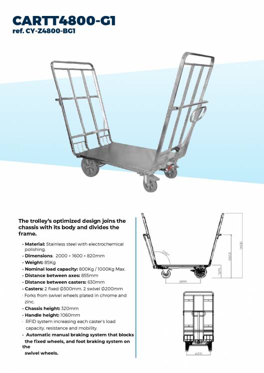 CARTTEC AIRPORT. Carros de aeropuerto. Catálogo 2019 inglés 7