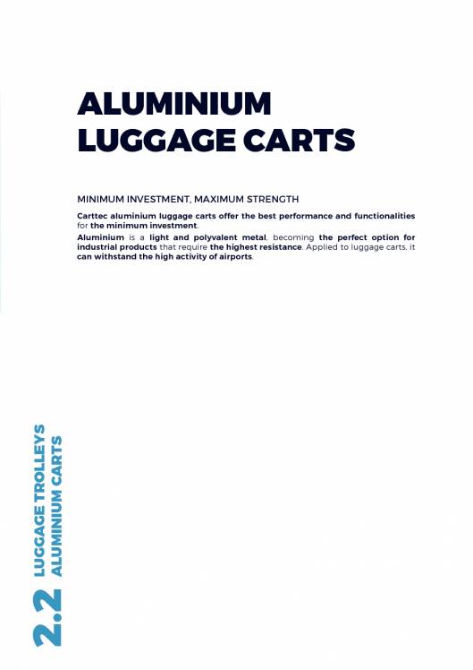 CARTTEC AIRPORT. Carros de aeropuerto. Catálogo 2019 inglés 8