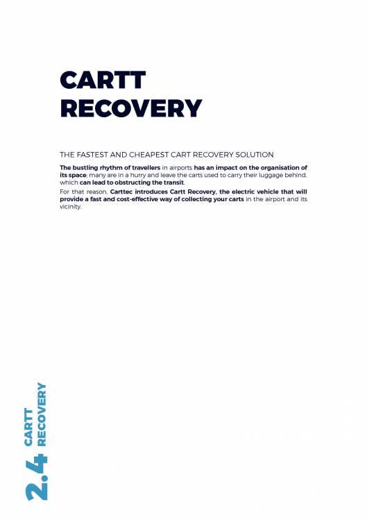 CARTTEC AIRPORT. Vehículos eléctricos aeropuerto golf carts. Catálogo 2019 inglés 2