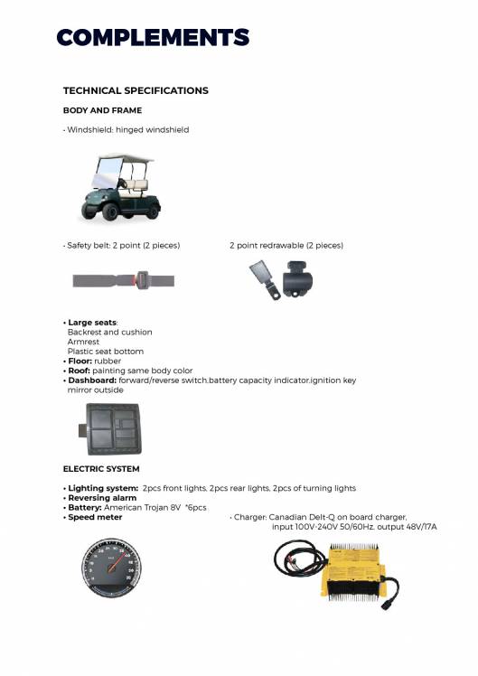 CARTTEC AIRPORT. Vehículos eléctricos aeropuerto golf carts. Catálogo 2019 inglés 17