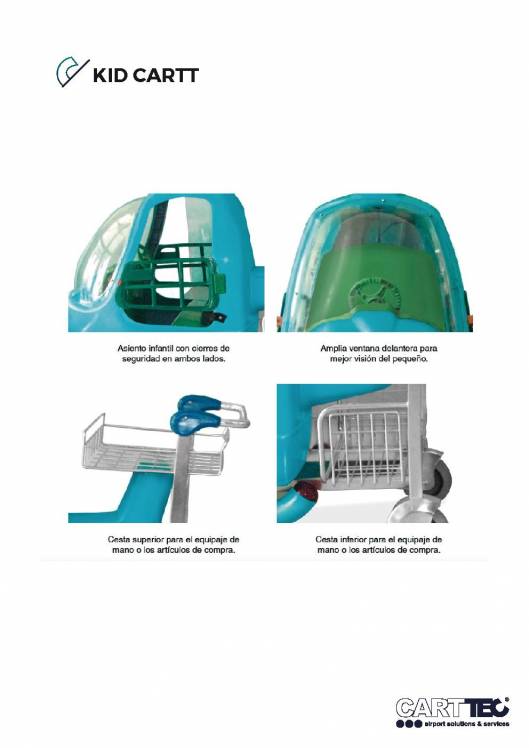 CARTTEC KID CARTT. Carro portaequipaje para aeropuerto 2
