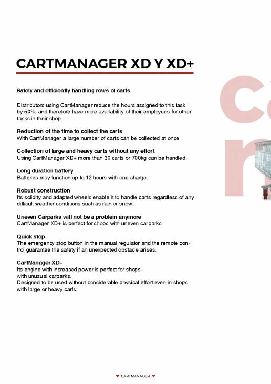 CARTTEC RETAIL. Logística, acceso y parking. Catálogo inglés 2019 2
