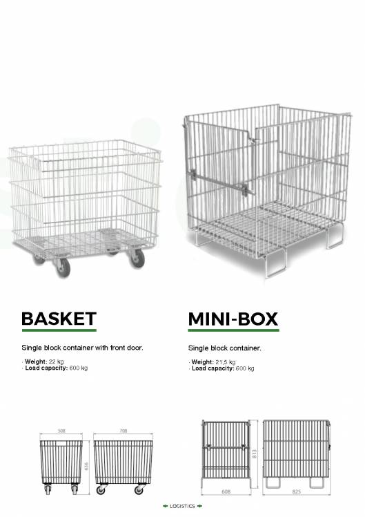 CARTTEC RETAIL. Logística, acceso y parking. Catálogo inglés 2019 13