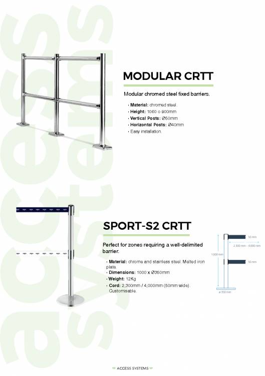 CARTTEC RETAIL. Logística, acceso y parking. Catálogo inglés 2019 18