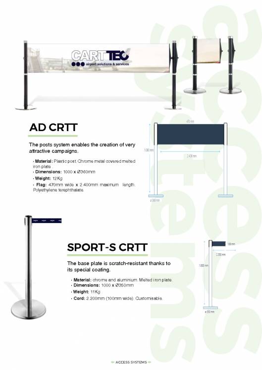 CARTTEC RETAIL. Logística, acceso y parking. Catálogo inglés 2019 19