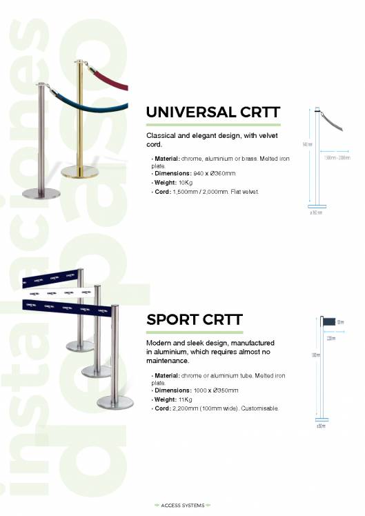 CARTTEC RETAIL. Logística, acceso y parking. Catálogo inglés 2019 20