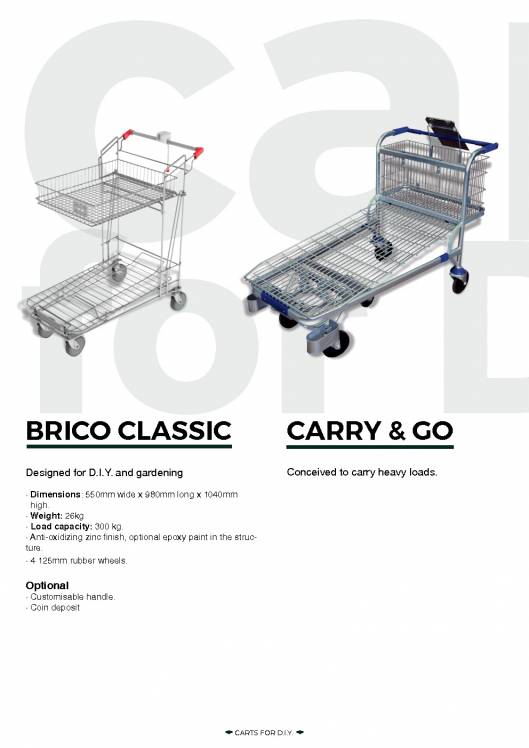 CARTTEC RETAIL. Logística, acceso y parking. Catálogo inglés 2019 6