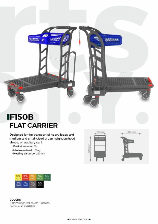 CARTTEC RETAIL. Logística, acceso y parking. Catálogo inglés 2019 9